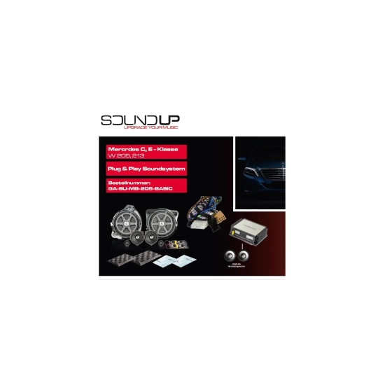 GLADEN SoundUp GA-SU-MB-205-BASIC – grafika zestawu polskiego dystrybutora / Polish distributor kit illustration