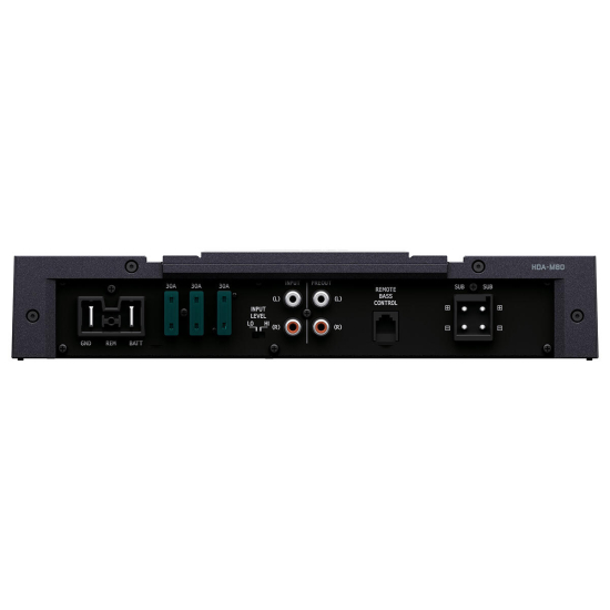 Alpine HDA-M80 – panel wejść i terminali