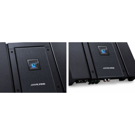 Alpine HDA-M80 – zbliżenie panelu centralnego