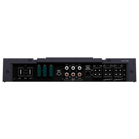 Alpine HDA-V90 – panel wejść i terminali
