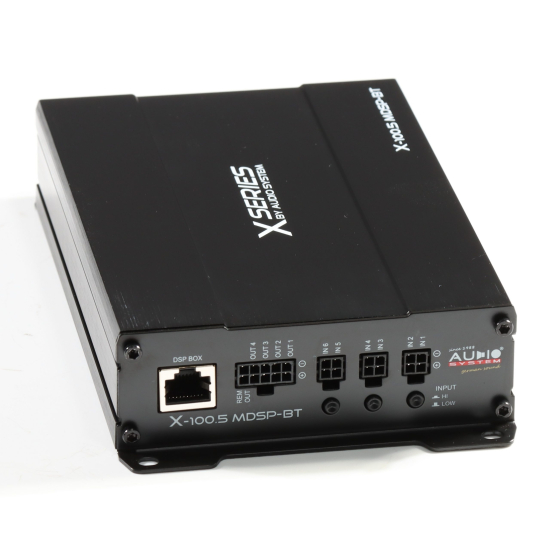 Audio System X-100.5MDSP-BT – wzmacniacz 5-kanałowy z 9-kanałowym DSP i Bluetooth