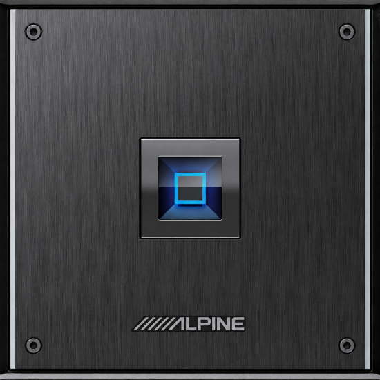 Alpine R2-A150M – zbliżenie panelu centralnego
