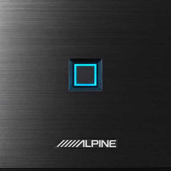 Alpine S2-A55V – zbliżenie obudowy i wskaźnika