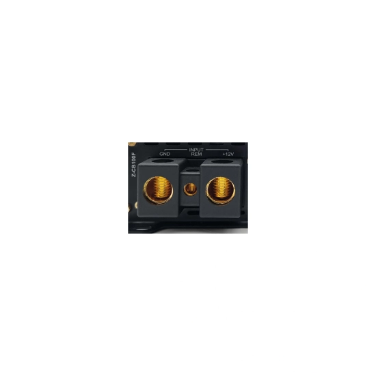 ZAPCO Z-CB100F AT – power input terminals, detail
