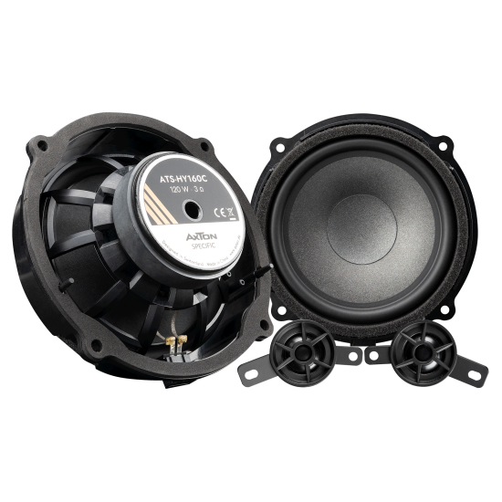 AXTON ATS-HY160C – zestaw głośnikowy Plug&Play do Hyundai i Kia, 165 mm, 80 W RMS