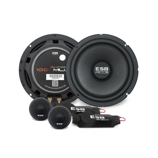 ESB AUDIO 1.6K2X – 2-drożny system głośnikowy 6,5”/ 165 mm + 1” z filtrem 12 dB (para)
