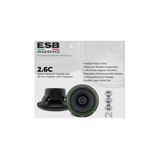 ESB AUDIO 2.6C – 165 mm (6,5