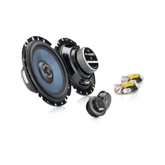 Gladen M 165 Slim – płytki zestaw głośnikowy 165 mm, 65 W RMS