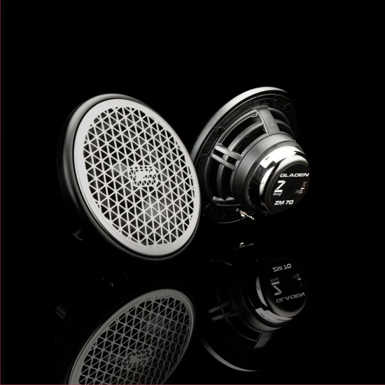Gladen ZETA ZM 70 Black – głośniki średniotonowe 70 mm