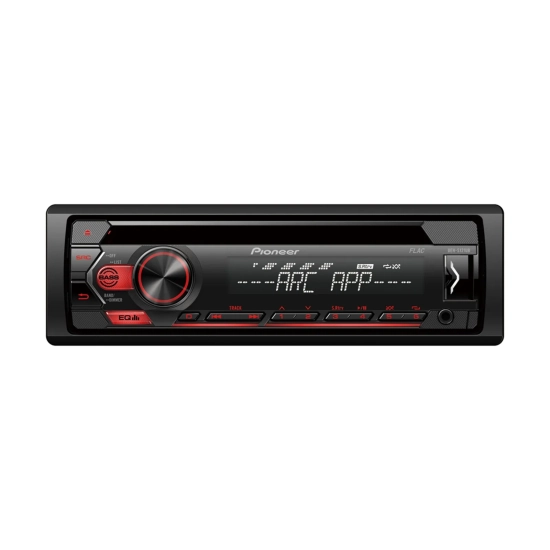 Pioneer DEH-S121UB radio samochodowe 1-DIN – widok z przodu