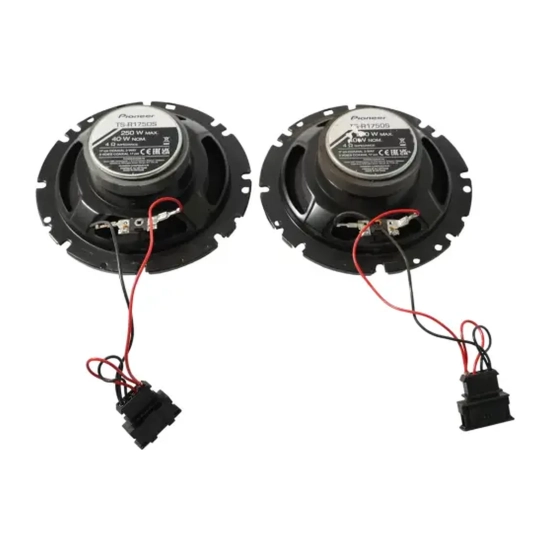 Pioneer TS-R1750S – tylne ujęcie pary głośników