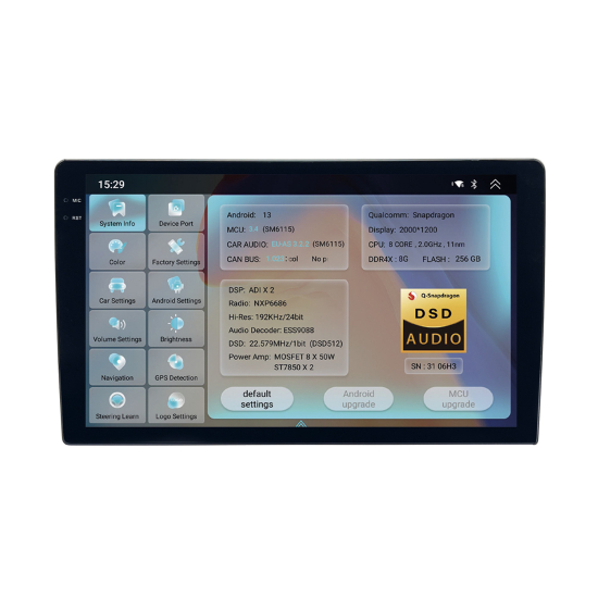 ZAPCO HB MS Q9P1 – stacja multimedialna 9 cali Android 13, DSP, 8/256 GB