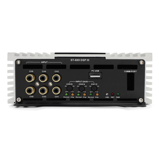 ZAPCO ST-68X DSP III – wzmacniacz 4-kanałowy klasy AB z 8-kanałowym DSP