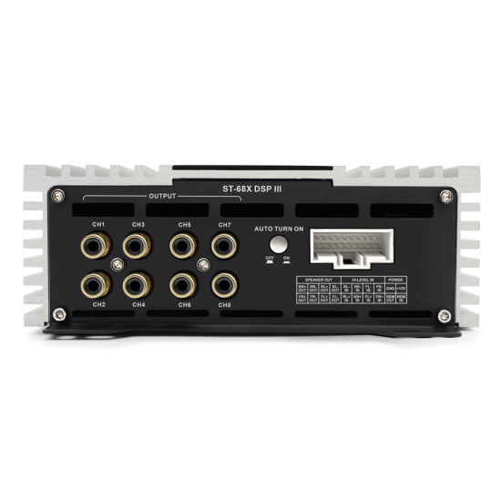 ZAPCO ST-68X DSP III – wzmacniacz 4-kanałowy klasy AB z 8-kanałowym DSP