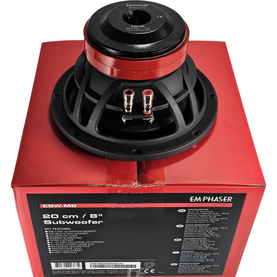 EMPHASER ESW-M8 – subwoofer 20 cm 200 W RMS