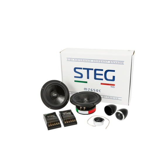 STEG MZ650C — odseparowany zestaw głośników Hi-End, 4 Ω