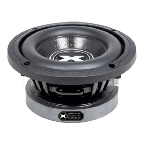 Excursion PX-6D4 — subwoofer samochodowy 165 mm 2×4 Ω 300 W RMS